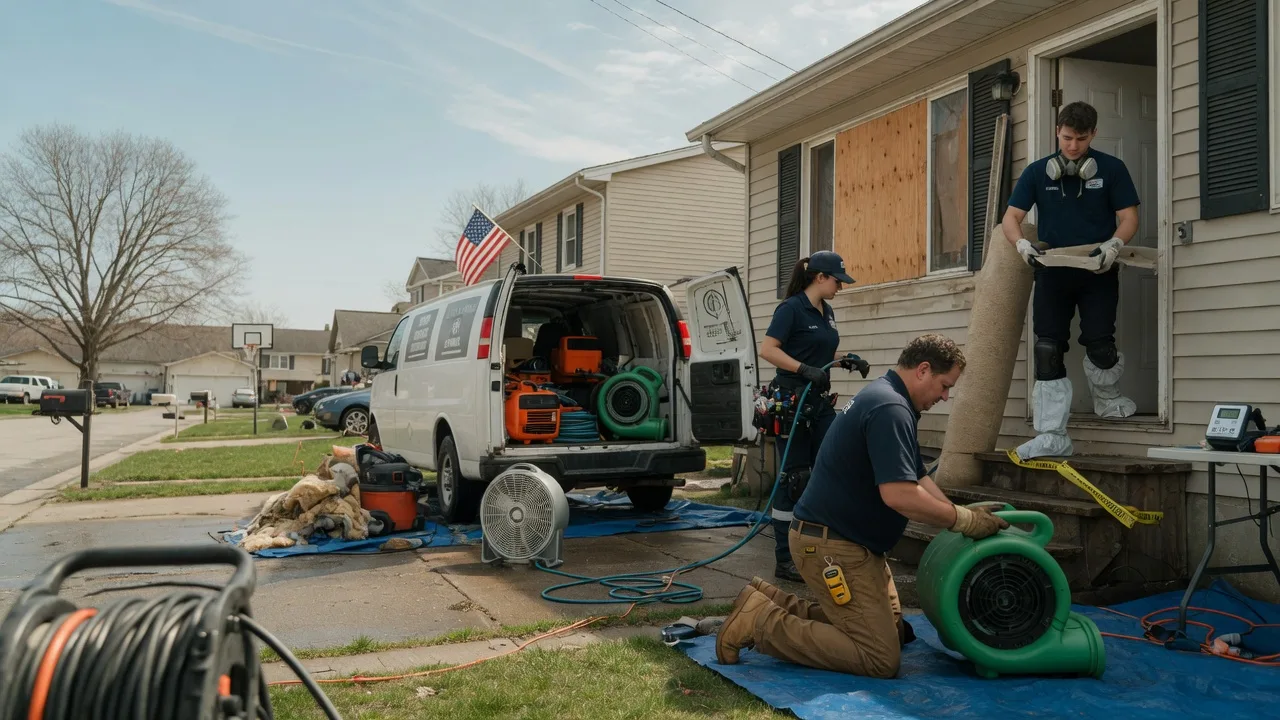 Water Damage Restoration in Clinton, IA near me